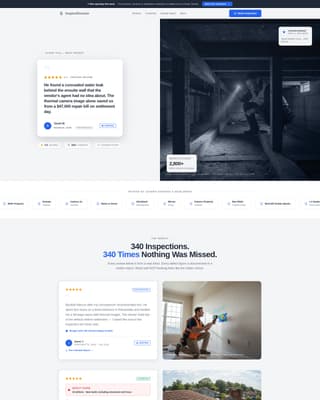 Inspect - Trusted Inspector Landing Page Template