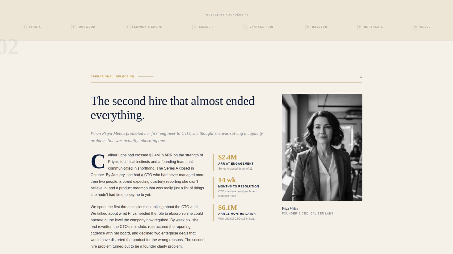 Counsel - Authoritative Businesscoach Landing Page Template