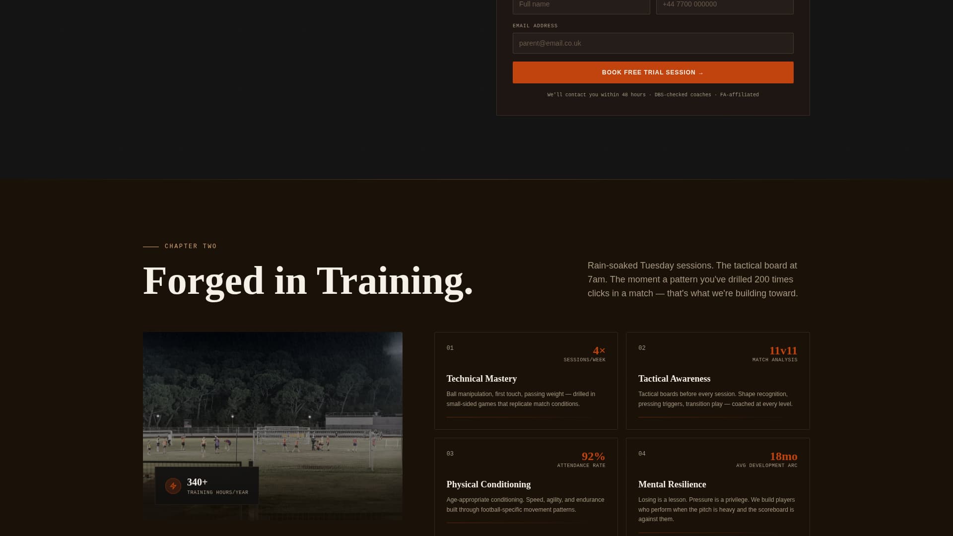 Matchday - Dynamic Soccer Landing Page Template