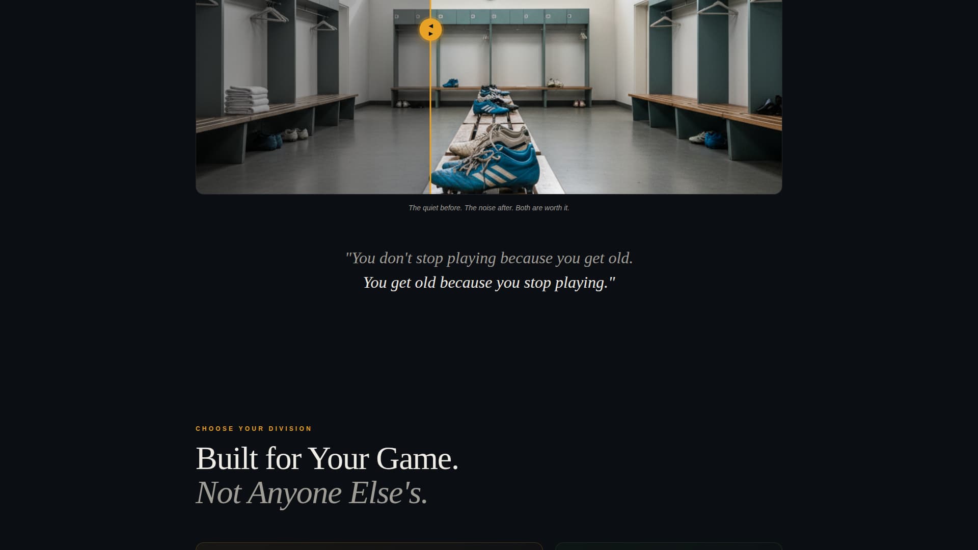 Soccer - Premium Masters Landing Page Template