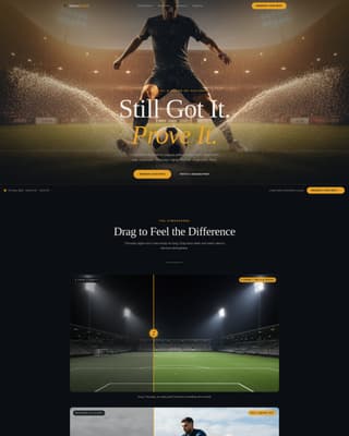Soccer - Premium Masters Landing Page Template