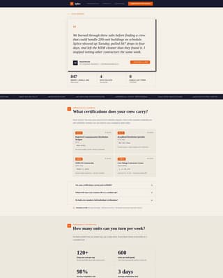 Cable Installer Business FAQ Website Template