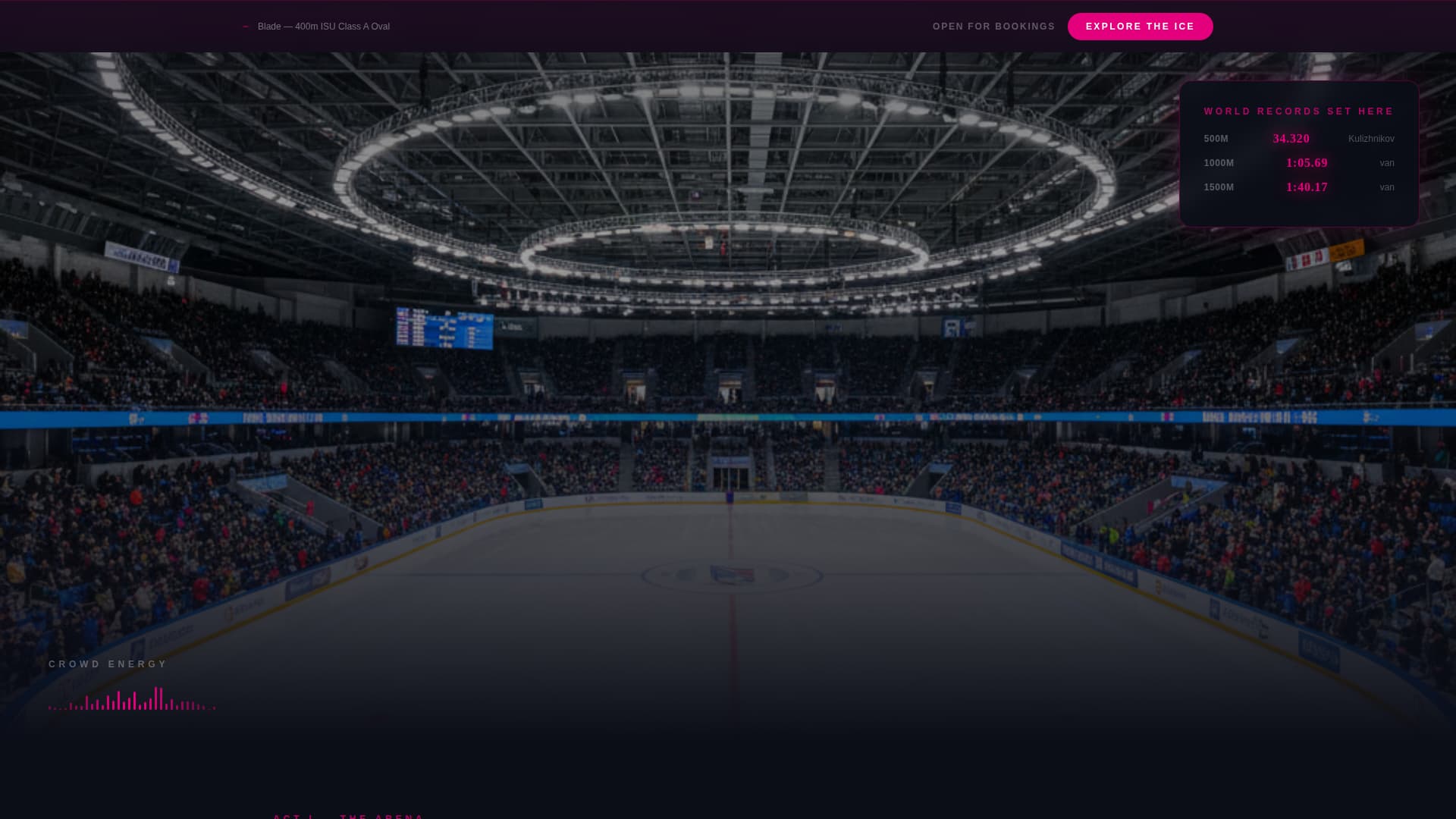 Edge — Thrilling Speed Skating Landing Page Template