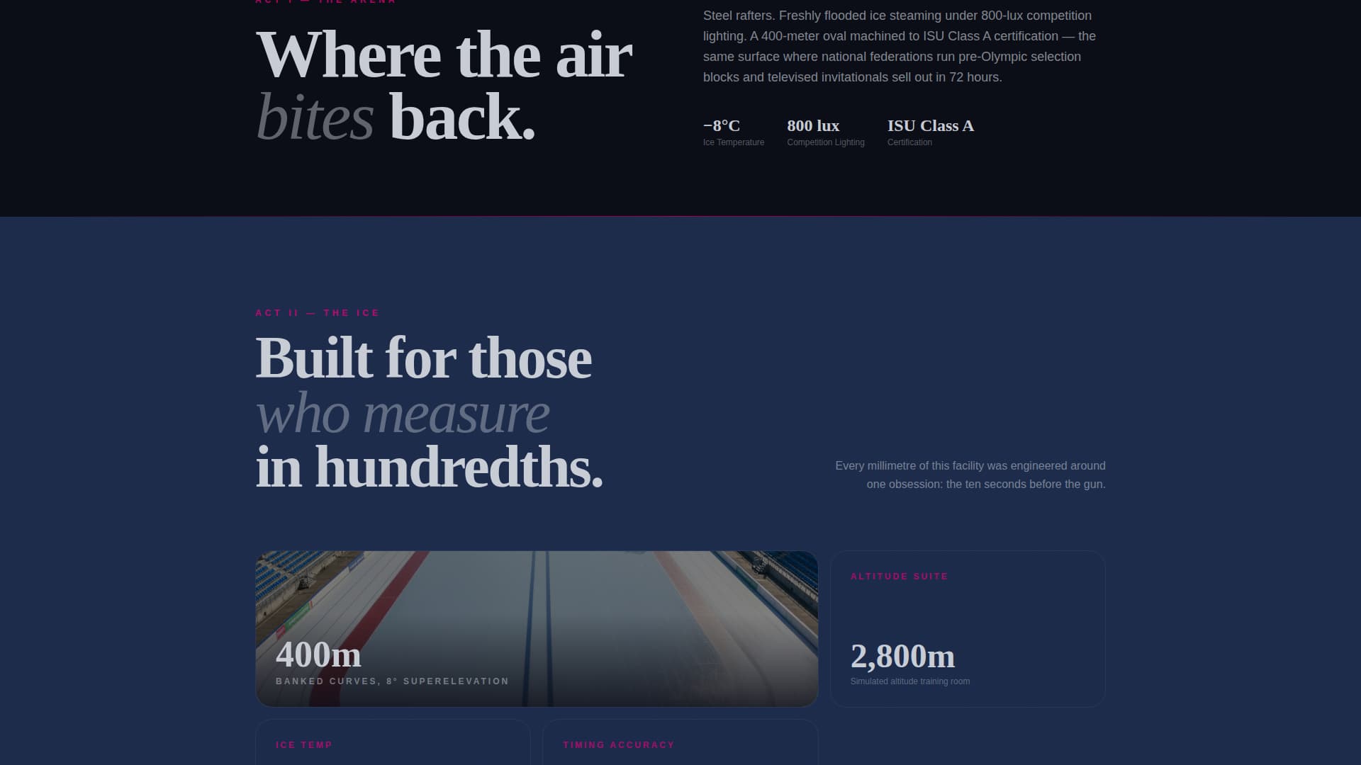 Edge — Thrilling Speed Skating Landing Page Template