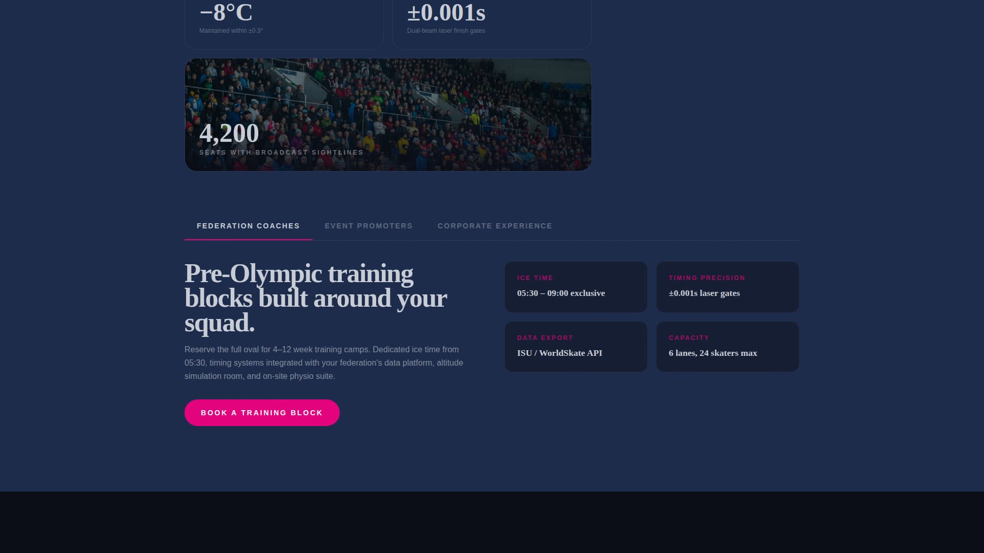 Edge — Thrilling Speed Skating Landing Page Template