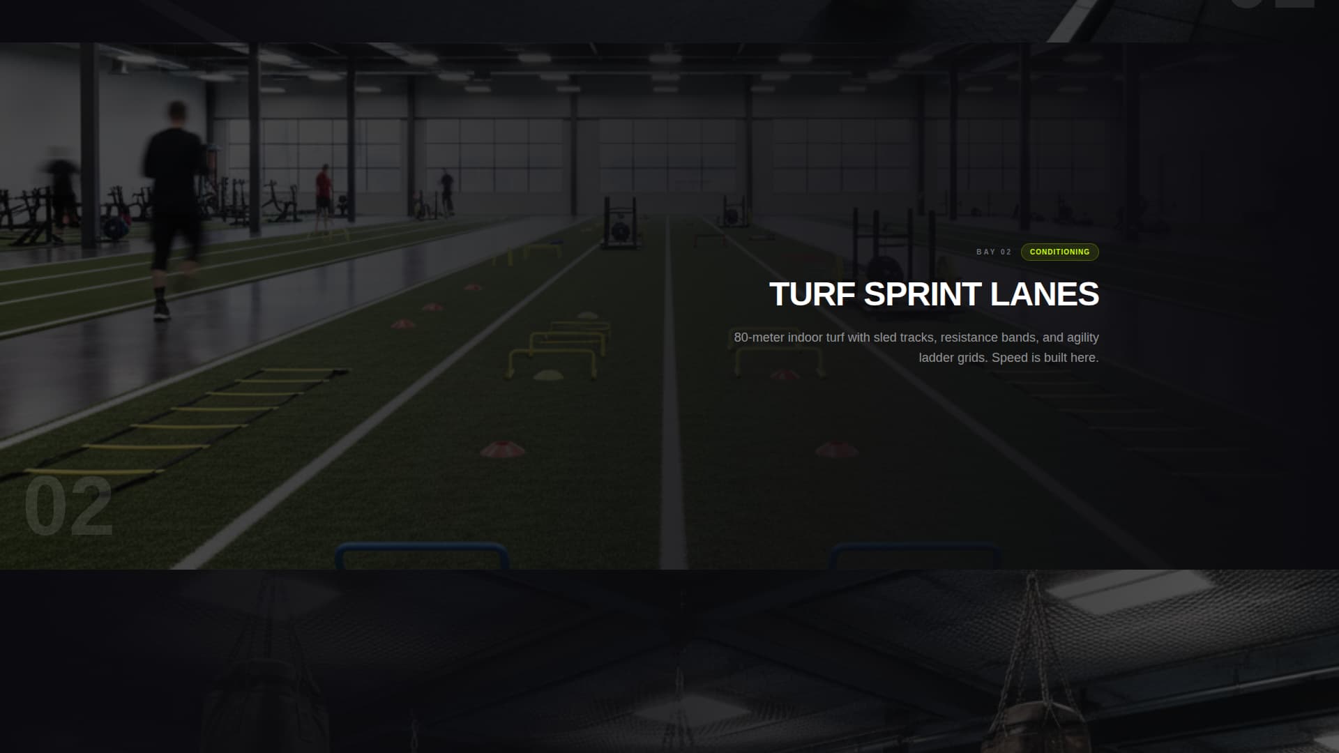 Grind - Immersive Sports Complex Landing Page Template