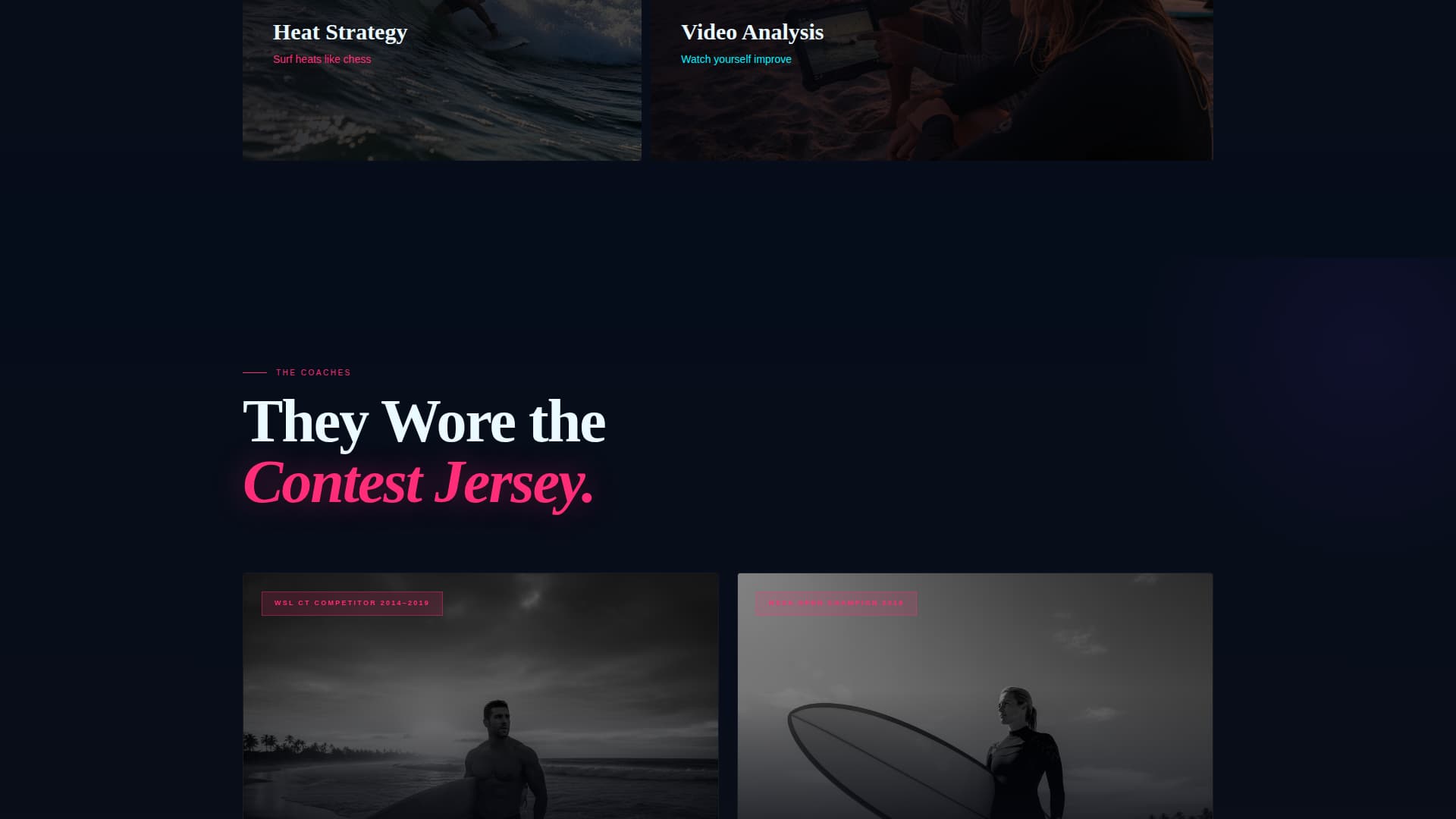 Swell - Electrifying Surfing Landing Page Template