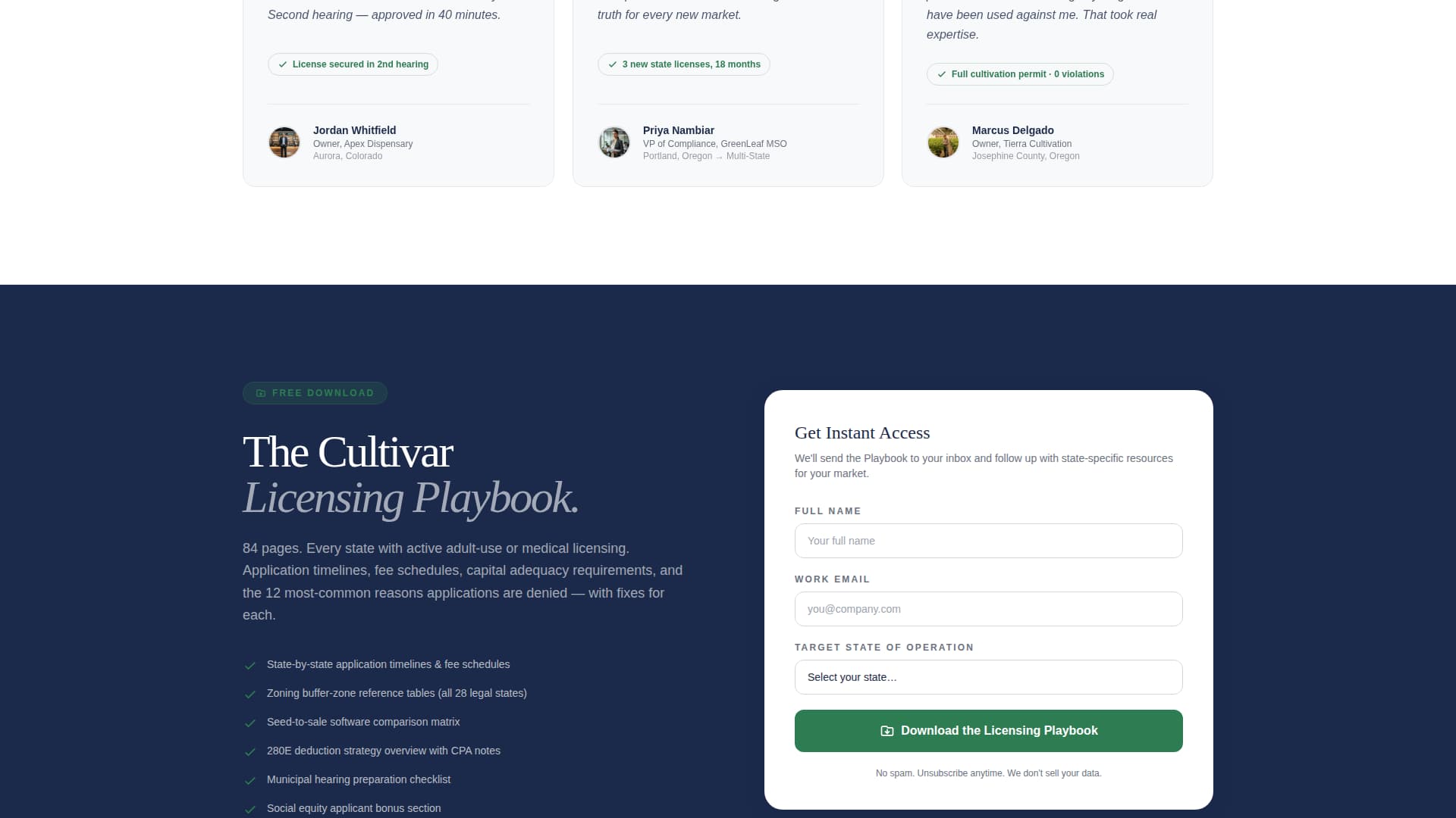 Cannabis Consulting Privacy Policy Website Template