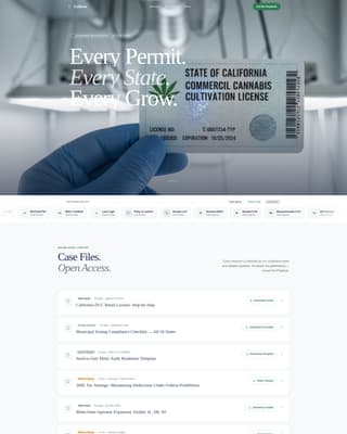 Cannabis Consulting Privacy Policy Website Template
