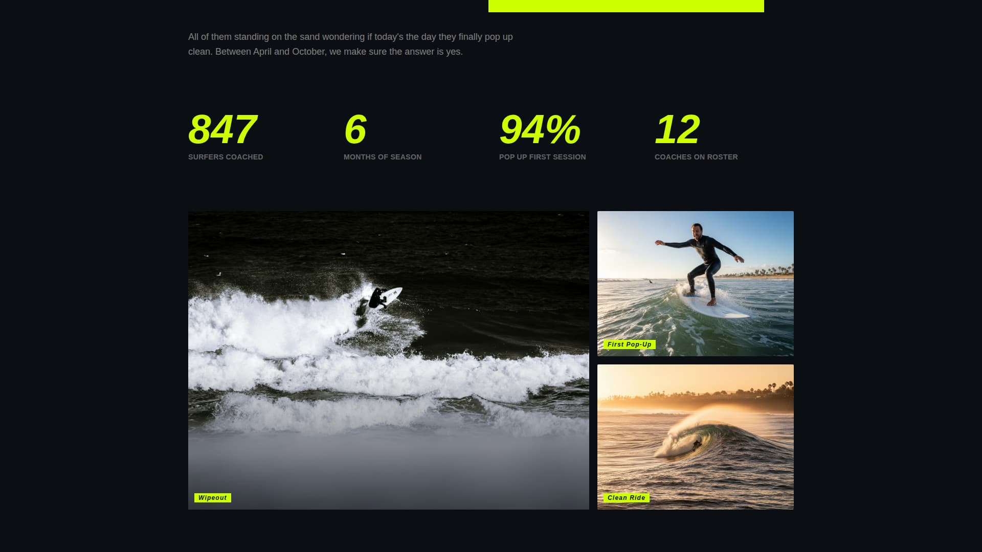 Crest — Powerful Ocean Athletics Landing Page Template
