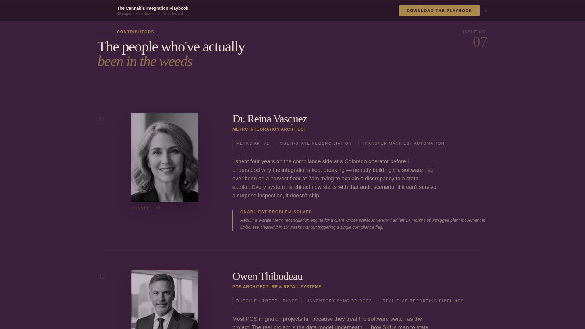 Cannabis Consulting Reviews Website Template