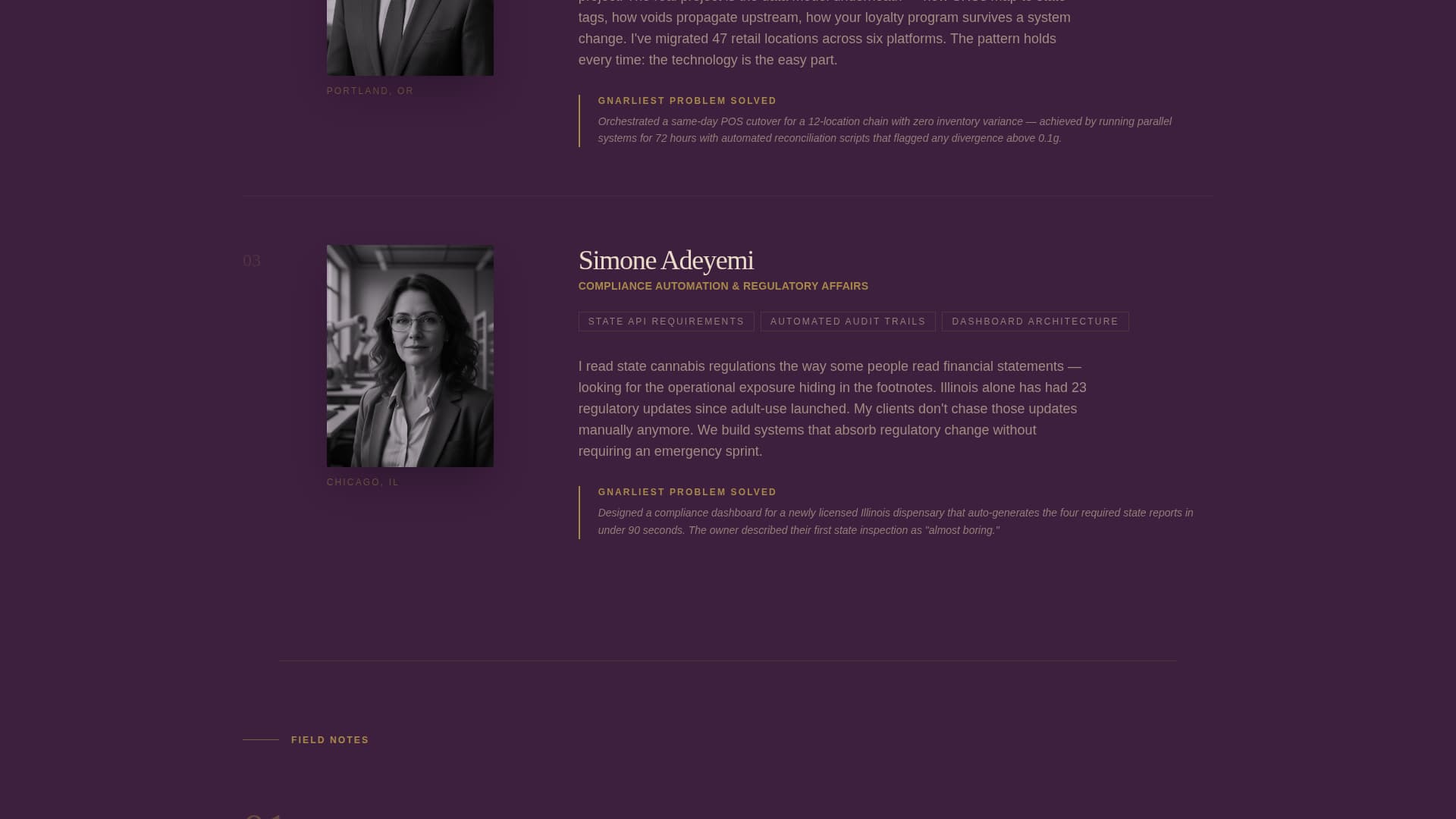 Cannabis Consulting Reviews Website Template
