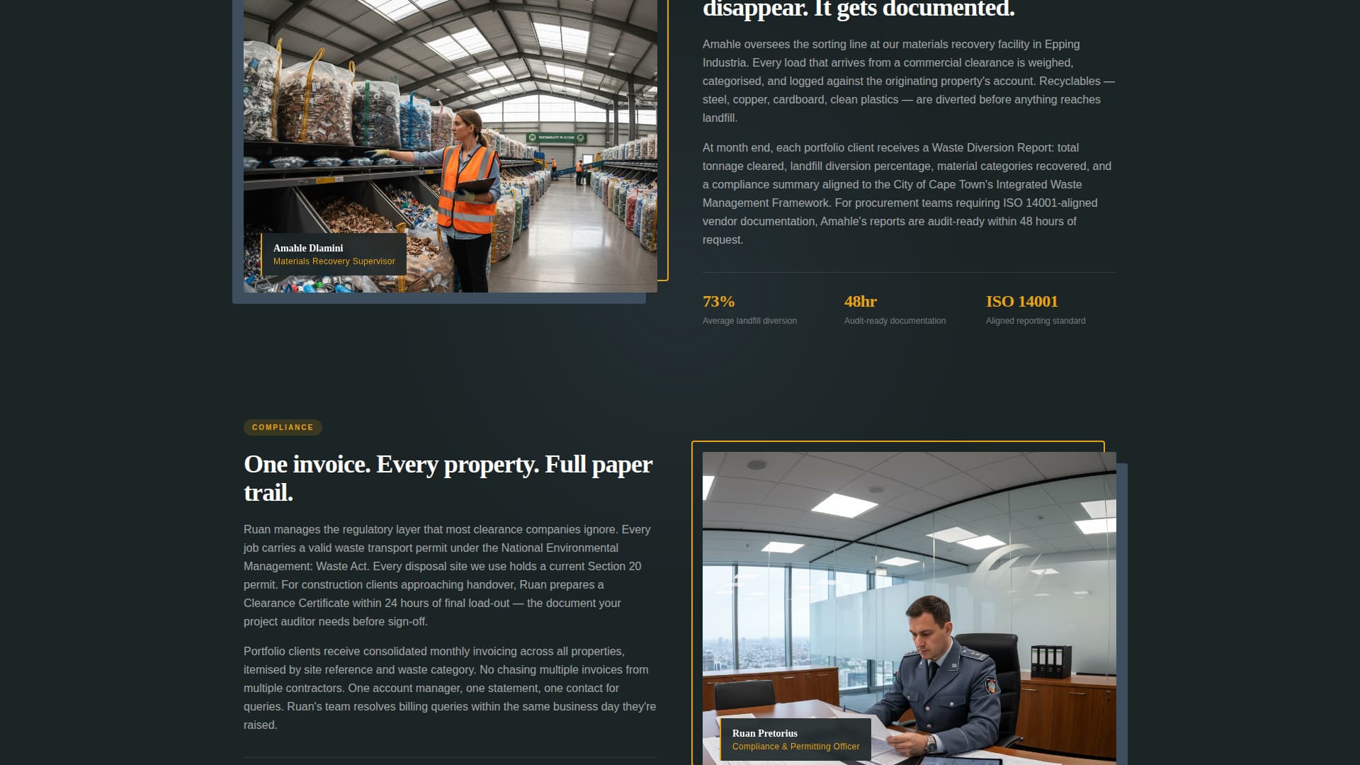 Haul - Precision Commercial Landing Page Template
