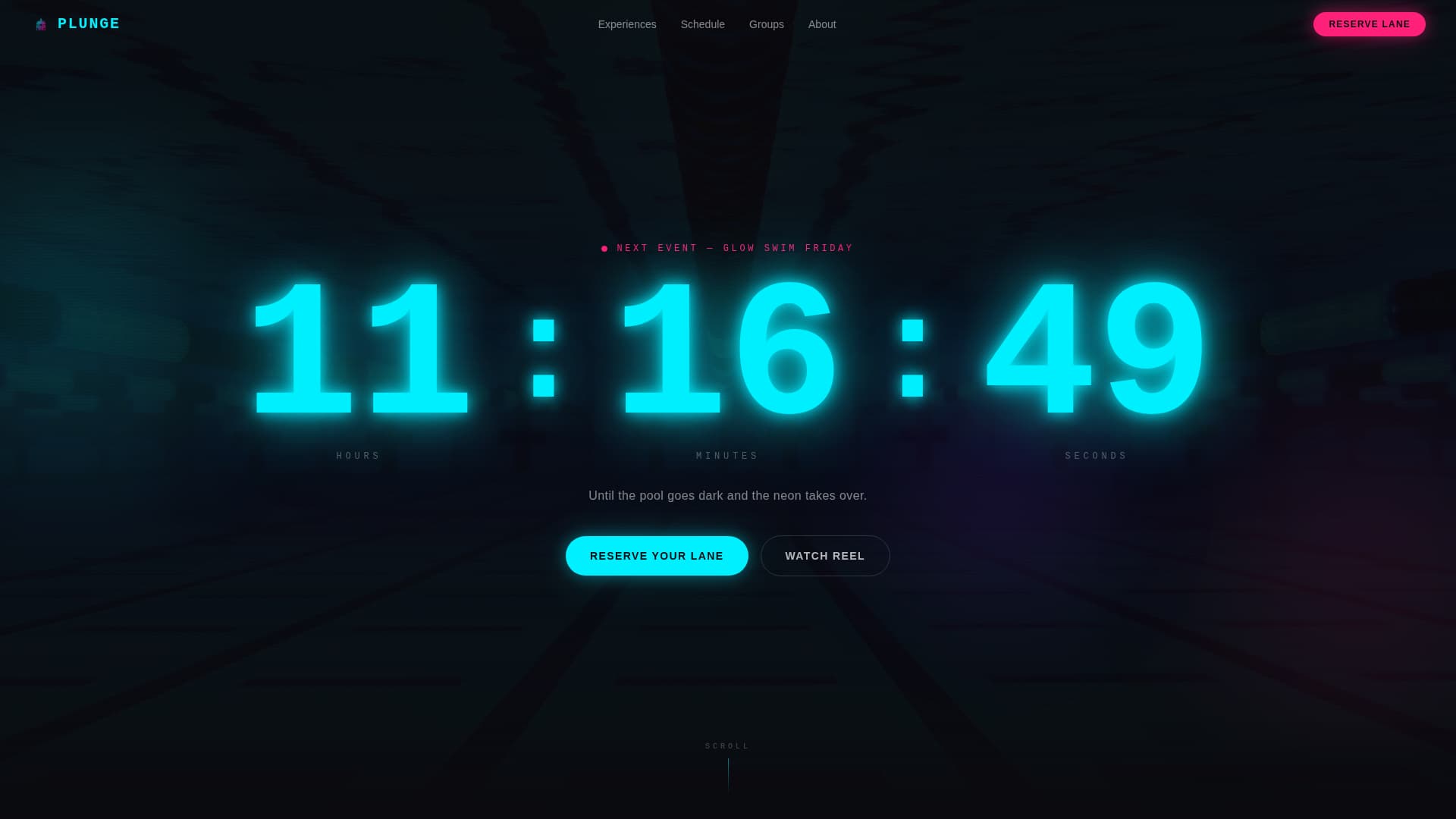 Cascade — Thrilling Aquatic Sports Landing Page Template