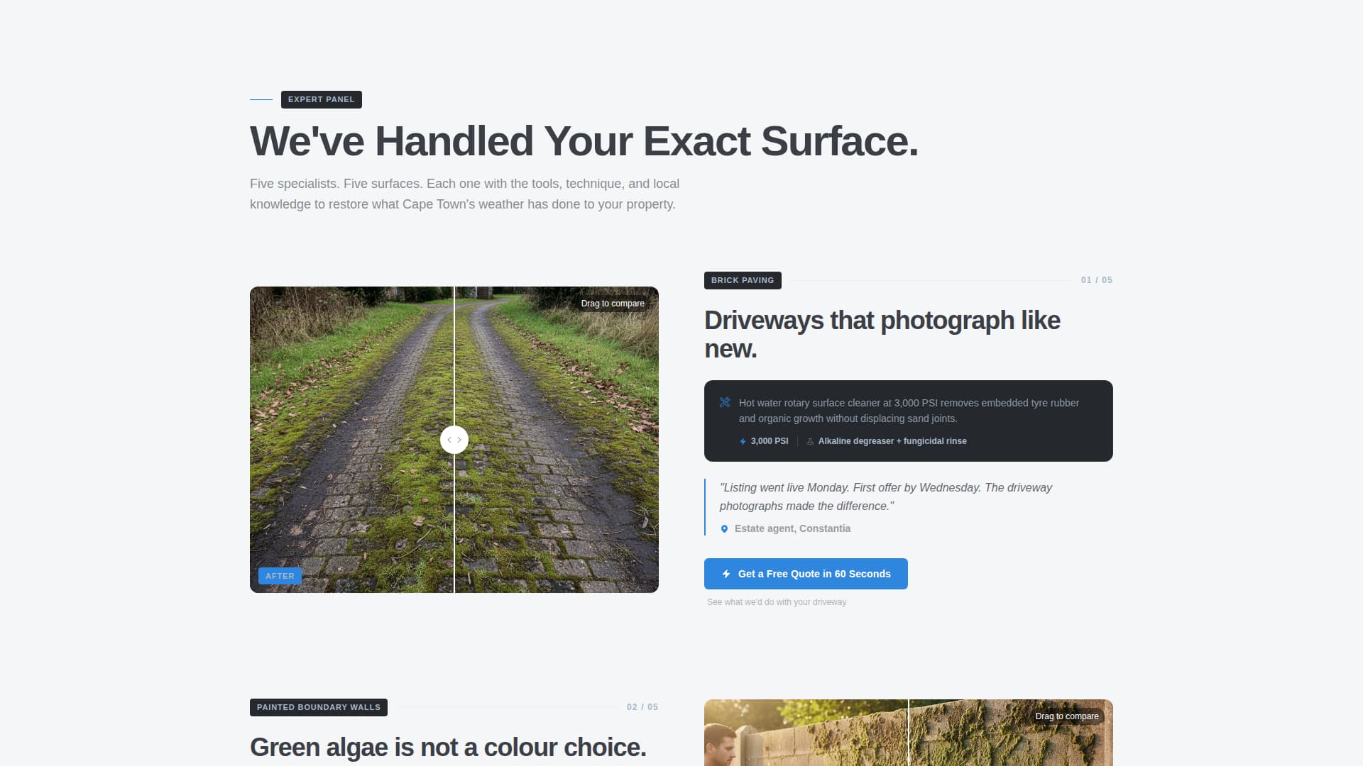 Blast - Professional Pressurewashing Landing Page Template