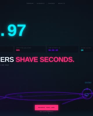 Stroke - Elite Swimming Landing Page Template
