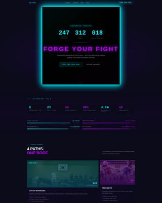 Dojang - Elite Taekwondo Landing Page Template