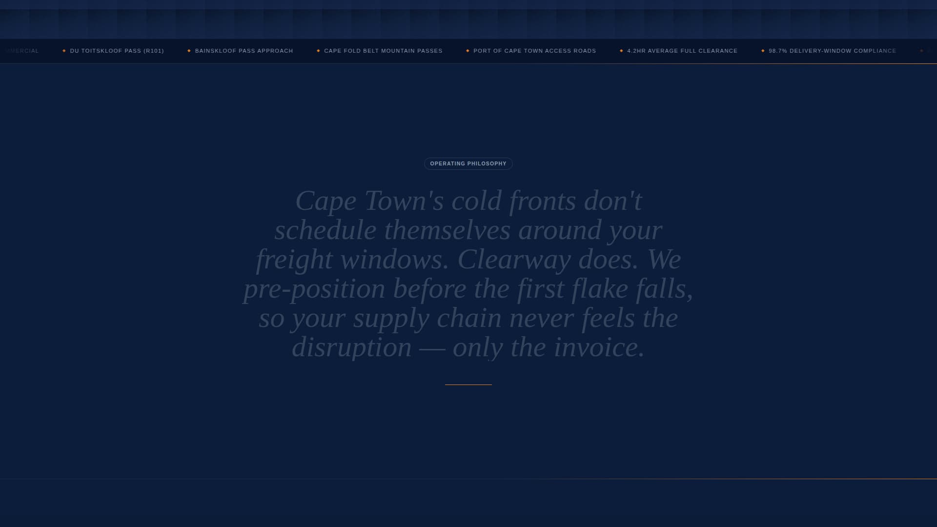 Clearway - Authoritative Snowremoval Landing Page Template