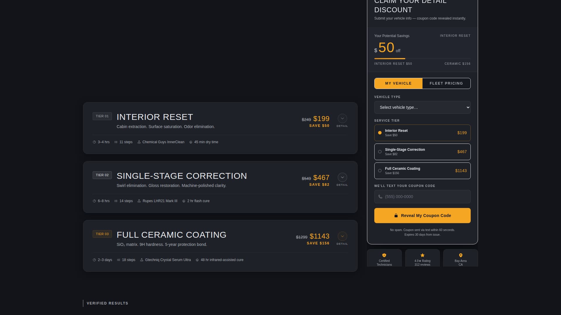 Detaildiscount - Precision Detailing Landing Page Template