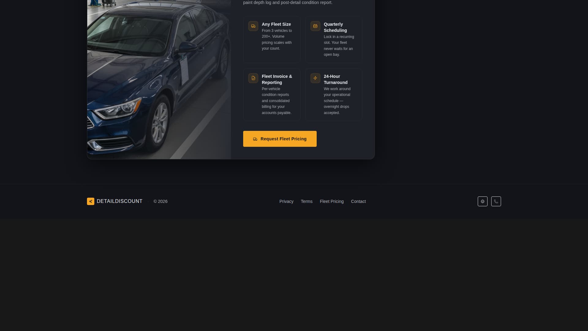 Detaildiscount - Precision Detailing Landing Page Template