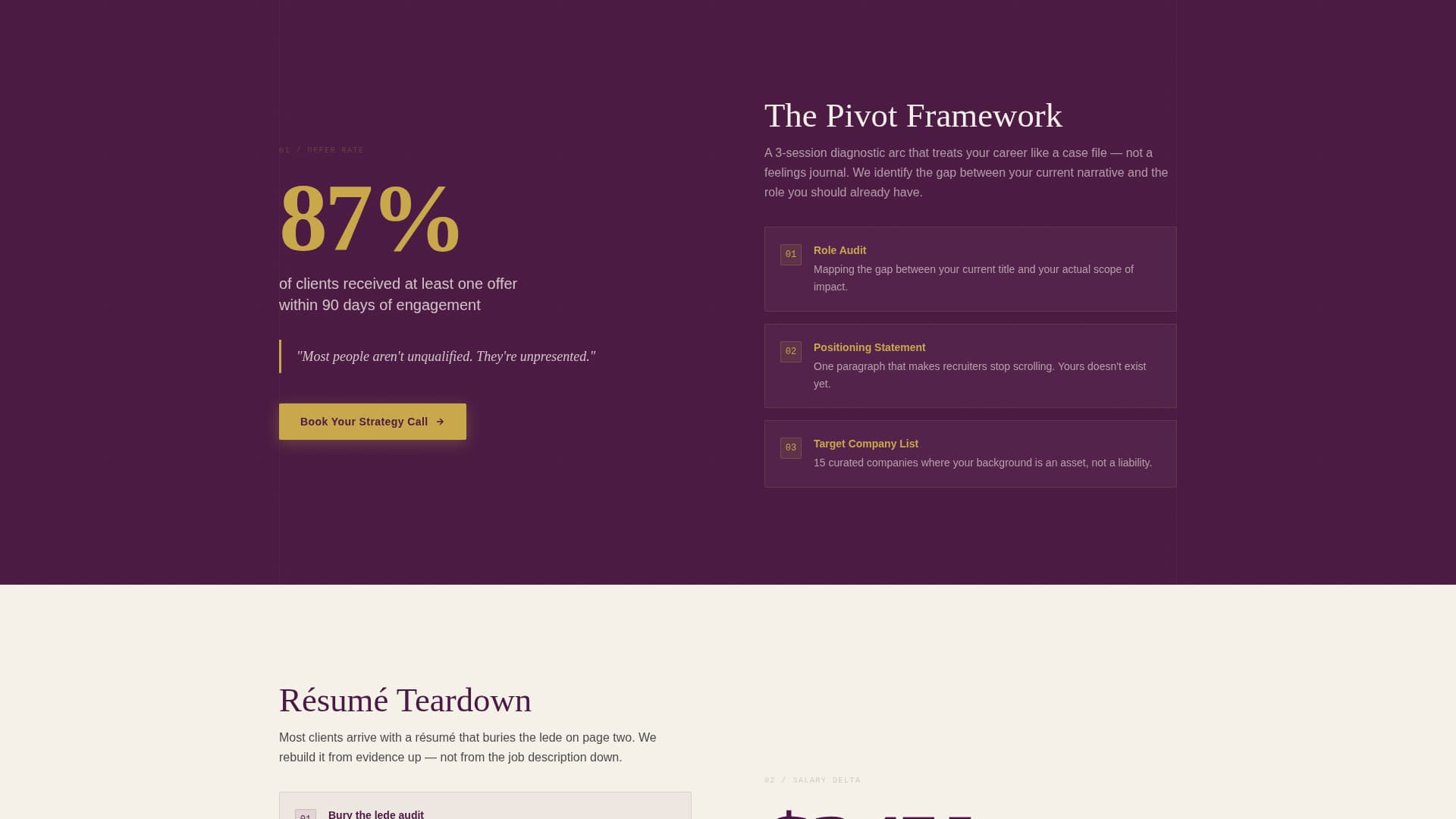 Career Coach Specialist Careers Website Template
