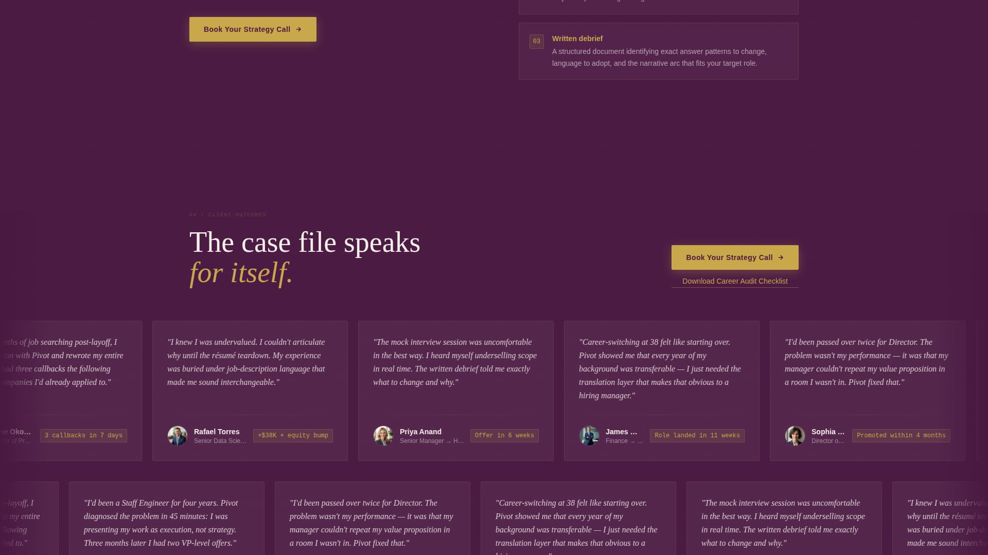 Career Coach Specialist Careers Website Template