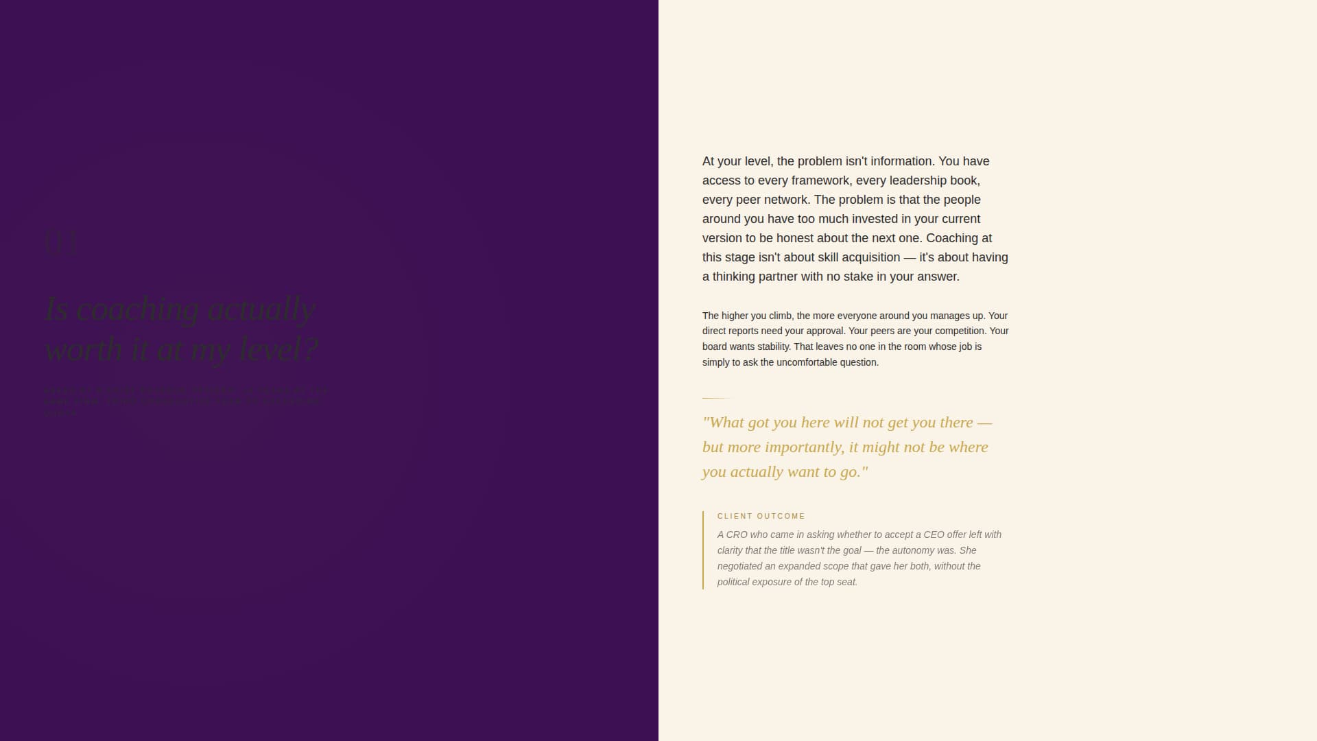 Career Coach Booking Website Template