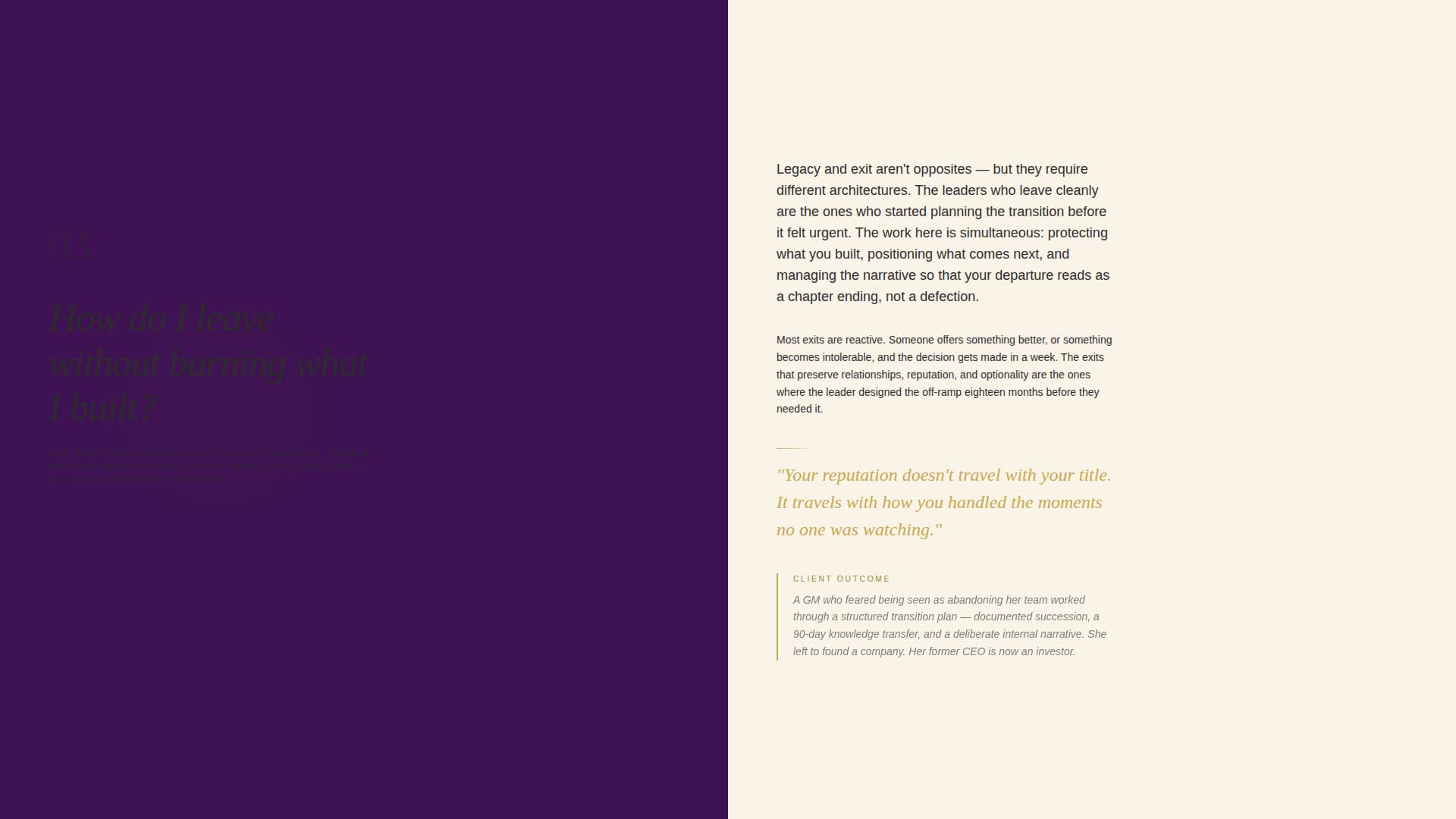 Career Coach Booking Website Template