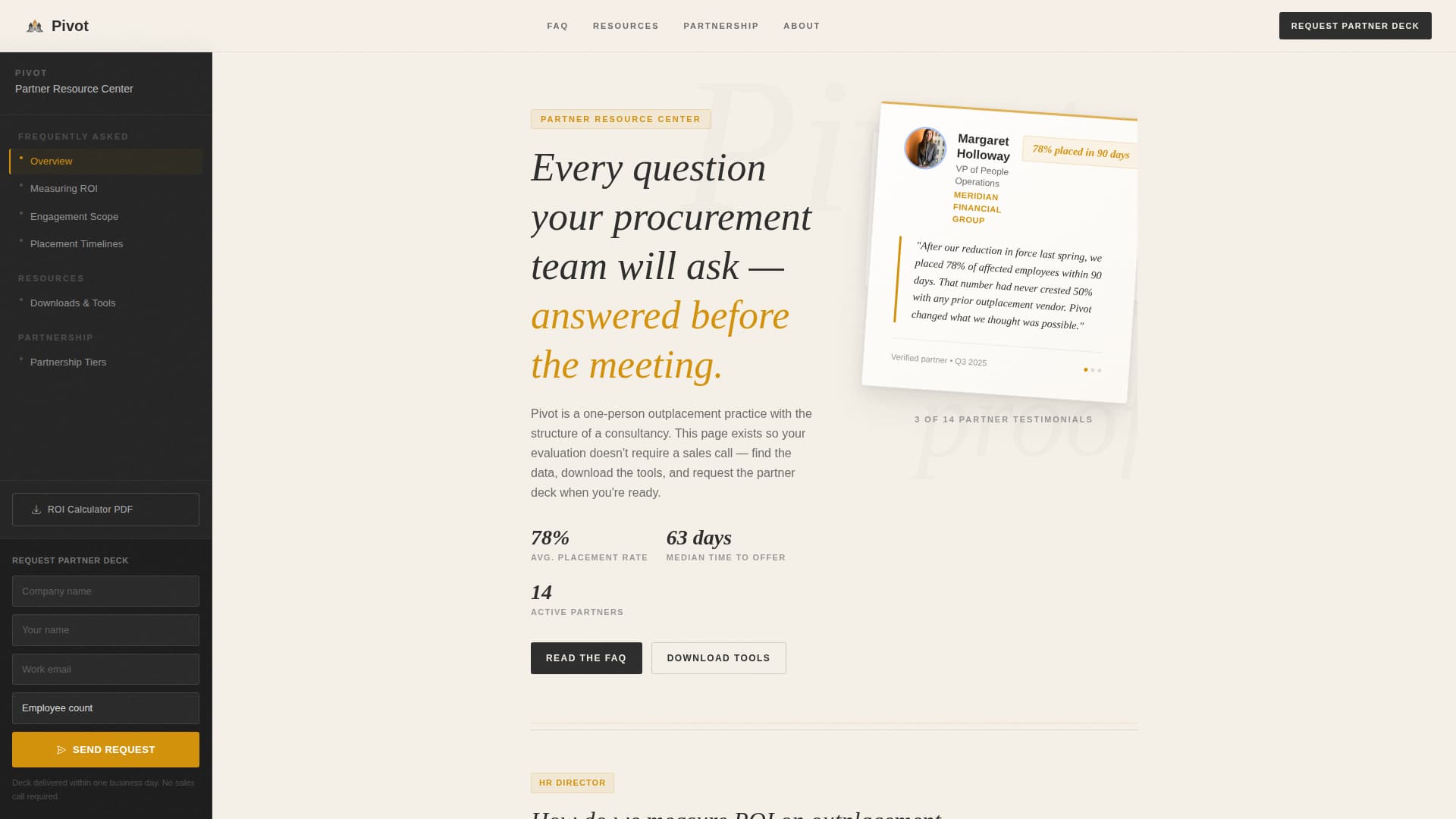 Career Coach Careers Website Template