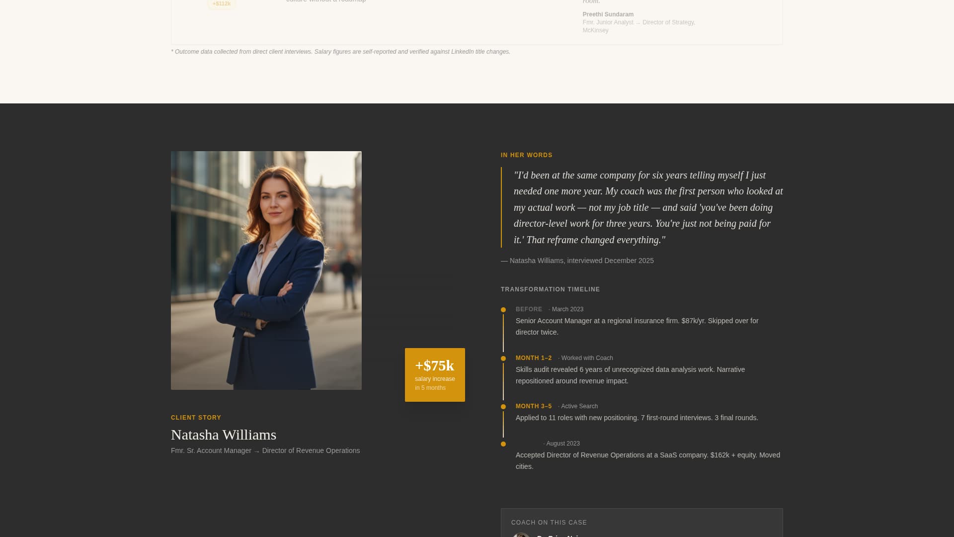 Career Coach Advanced Careers Website Template