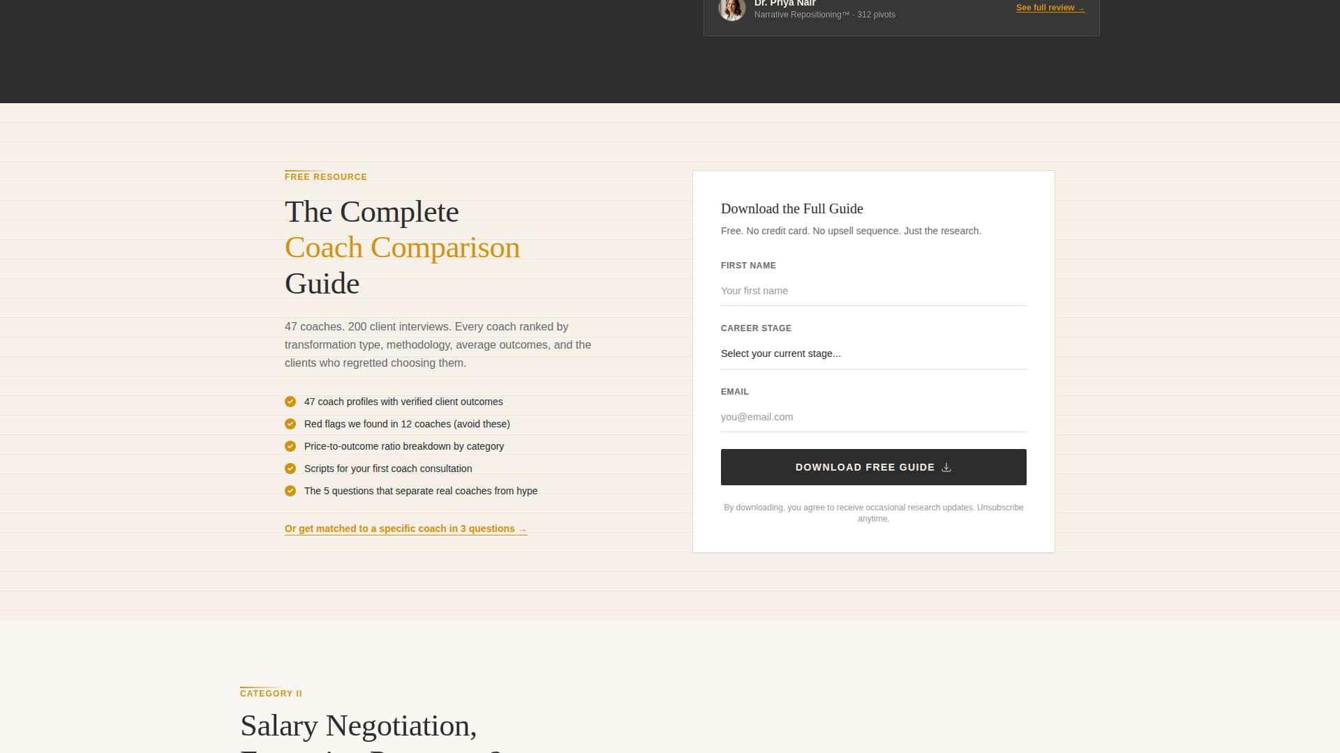 Career Coach Advanced Careers Website Template