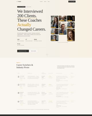 Career Coach Advanced Careers Website Template