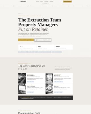 Carpet Cleaner Marketing Professional Website Template