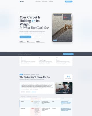 Carpet Cleaner Marketing Specialist Booking Website Template