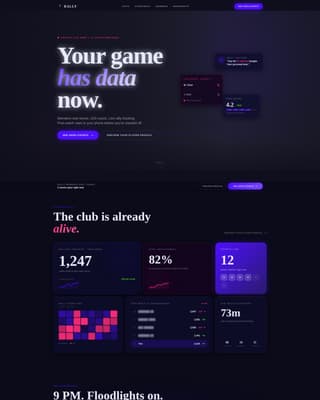 Serve — Dominating Racket Sports Landing Page Template