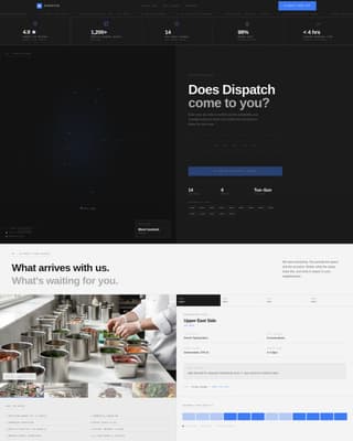 Dispatch - Precision Chef Landing Page Template