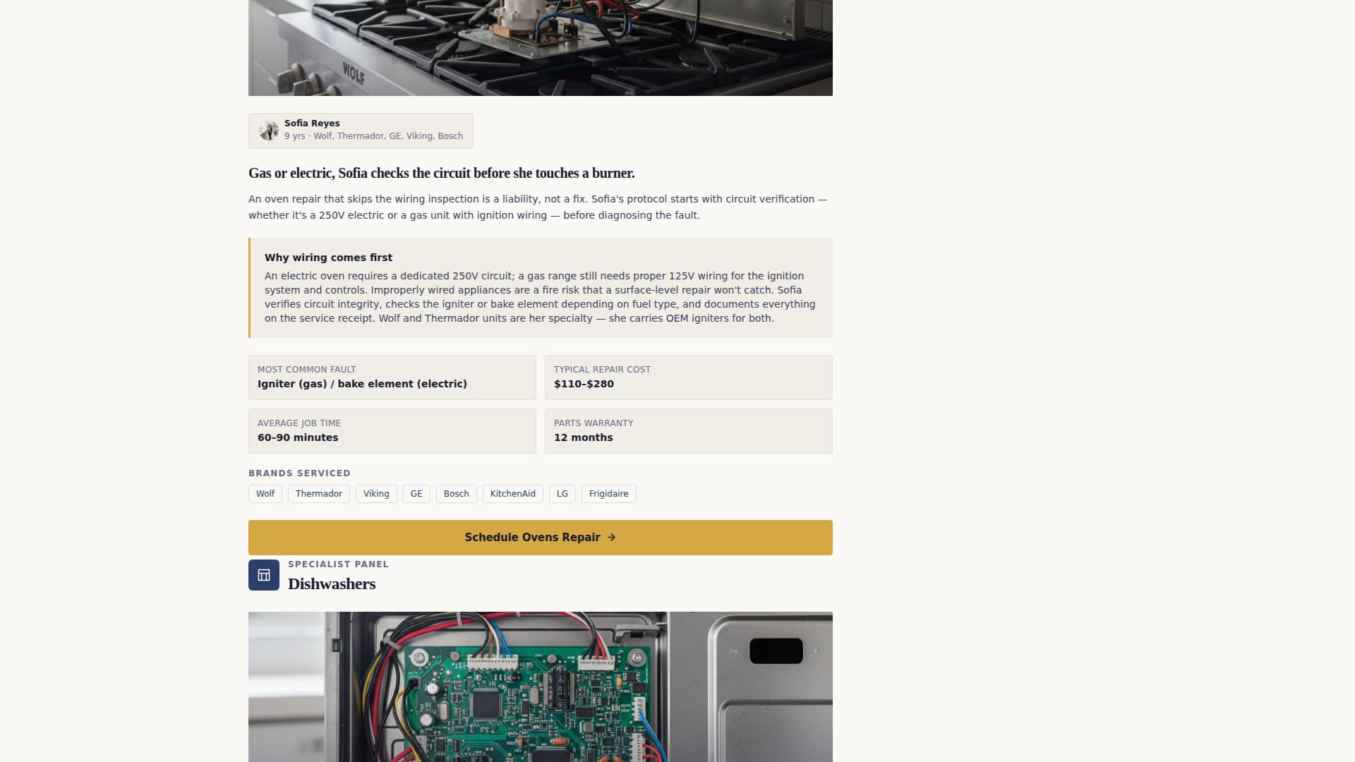 Wrench - Trusted Appliance Landing Page Template