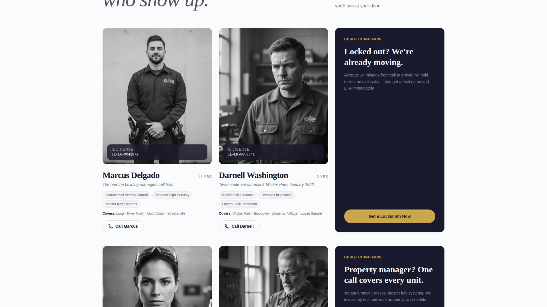 Tumbler - Rapid Locksmith Landing Page Template