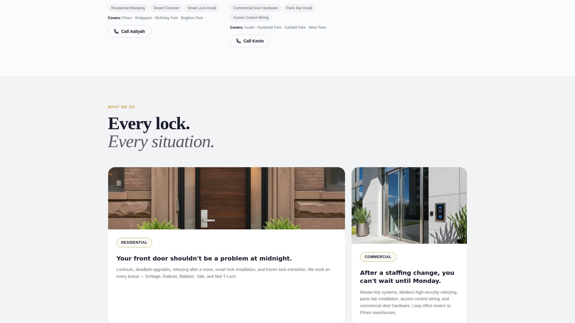 Tumbler - Rapid Locksmith Landing Page Template