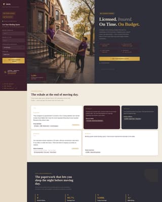 Transit — Rapid Relocation Services Landing Page Template