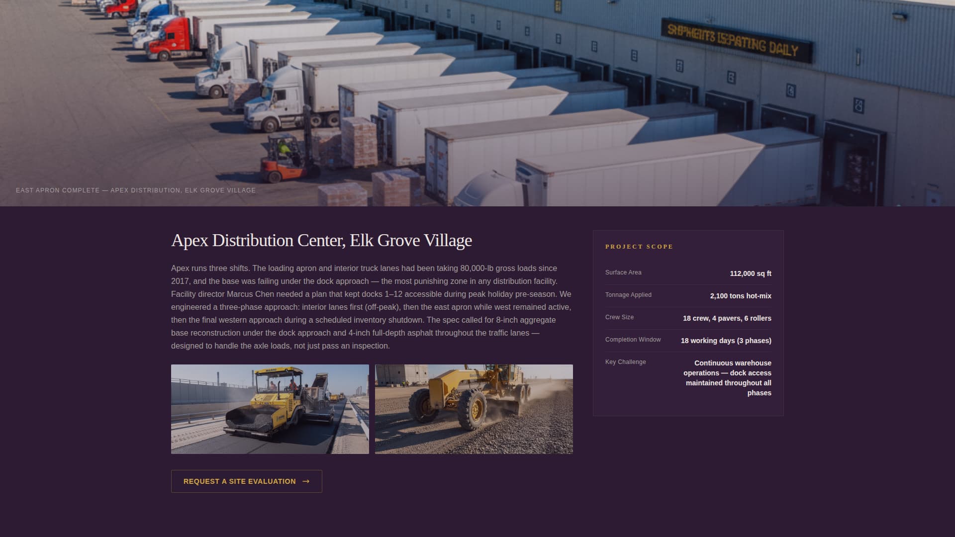 Blacktop - Premium Asphalt Landing Page Template