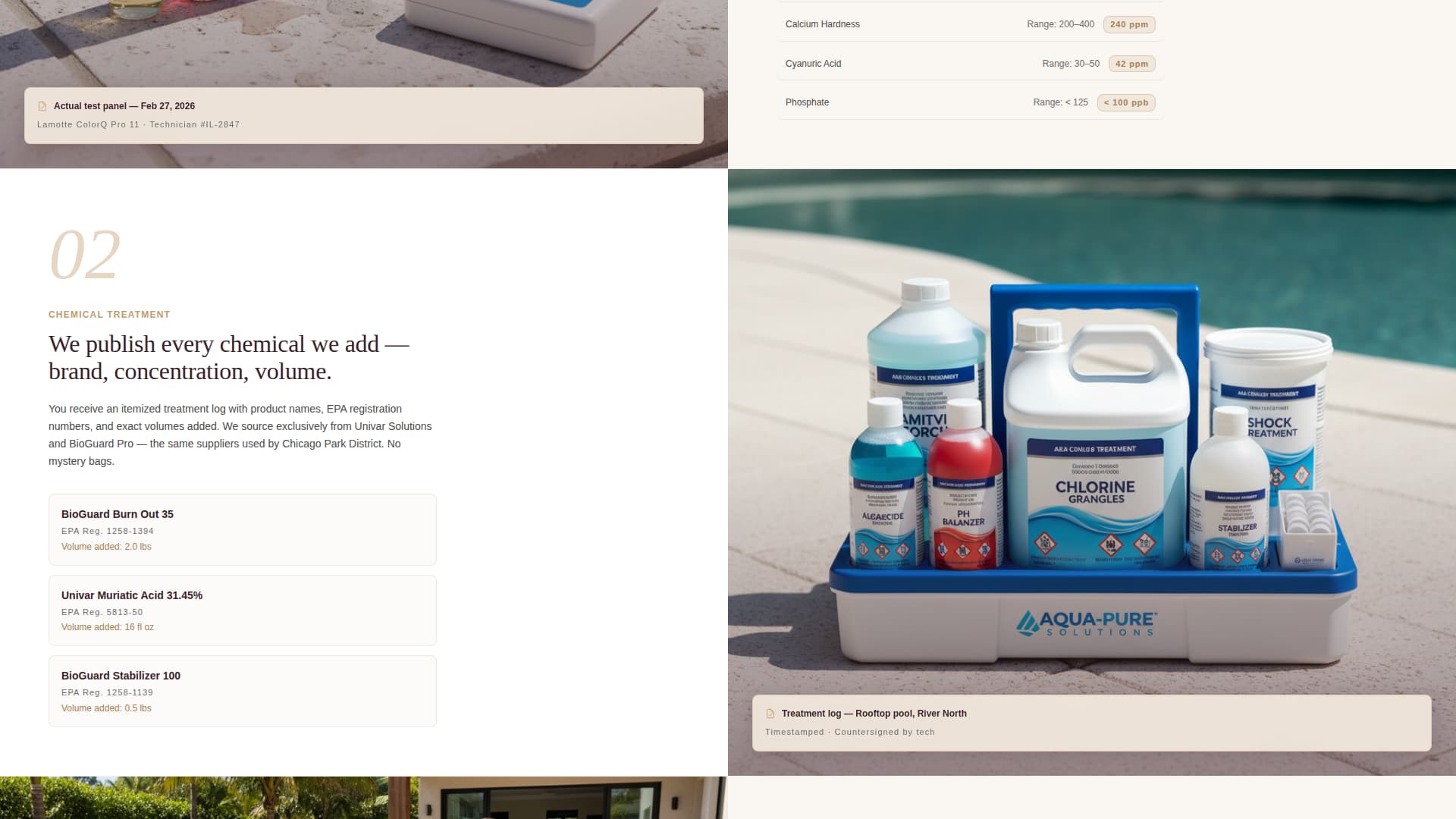 Chlorine - Trusted Poolcleaning Landing Page Template