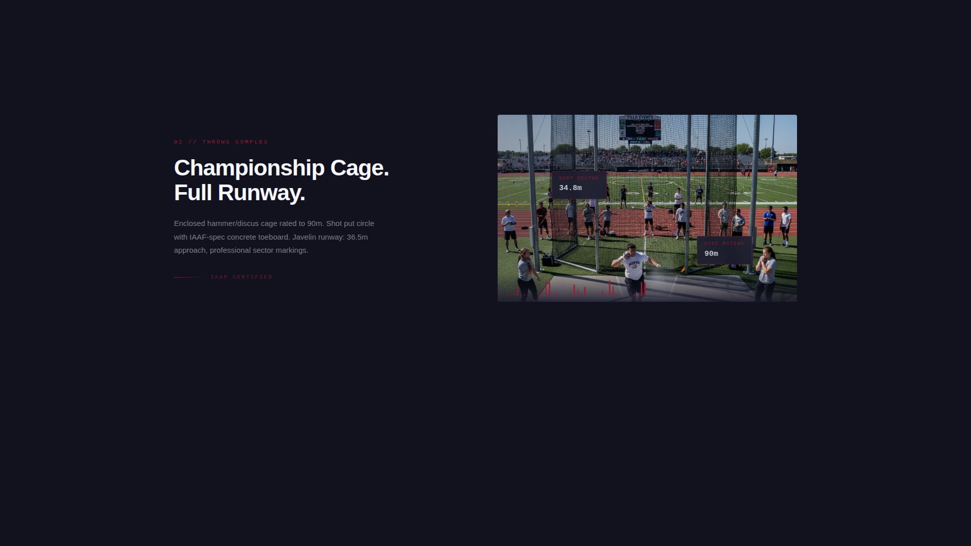 Stride - Championship Track & Field Landing Page Template