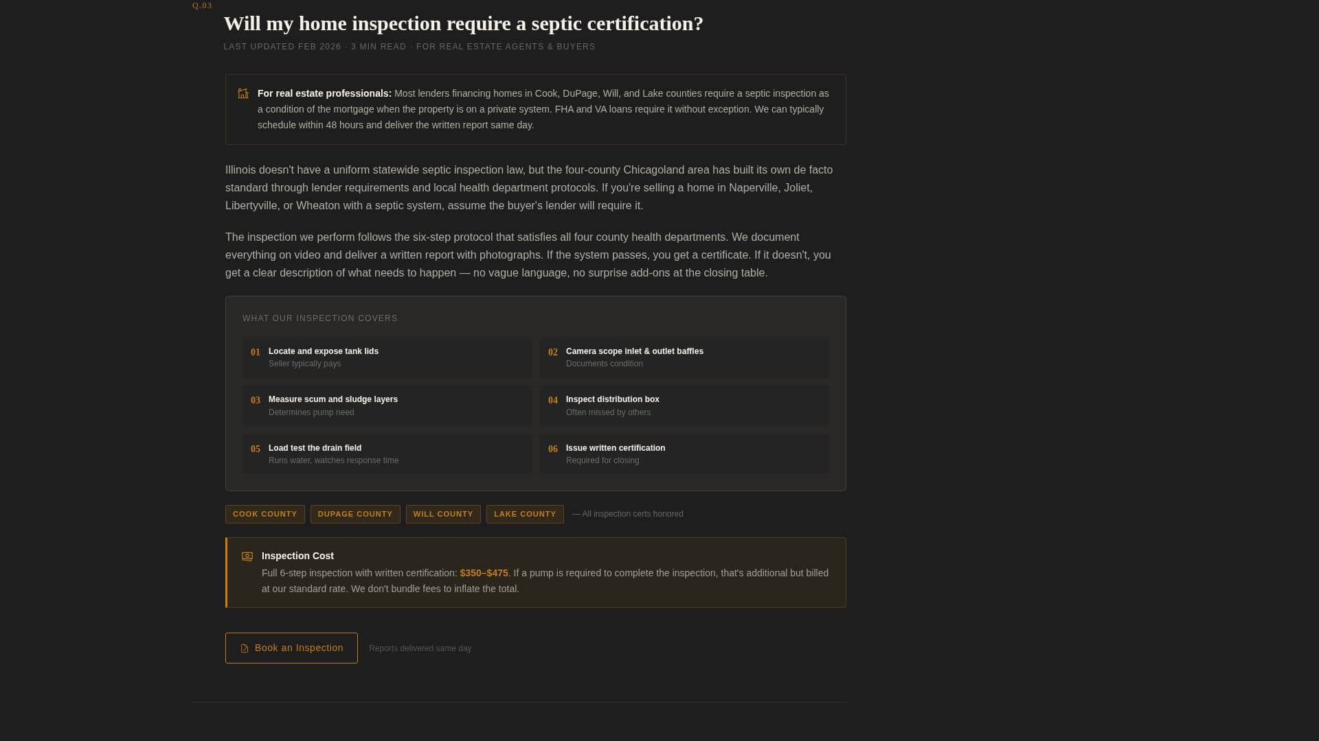 Pump - Authoritative Septic Landing Page Template