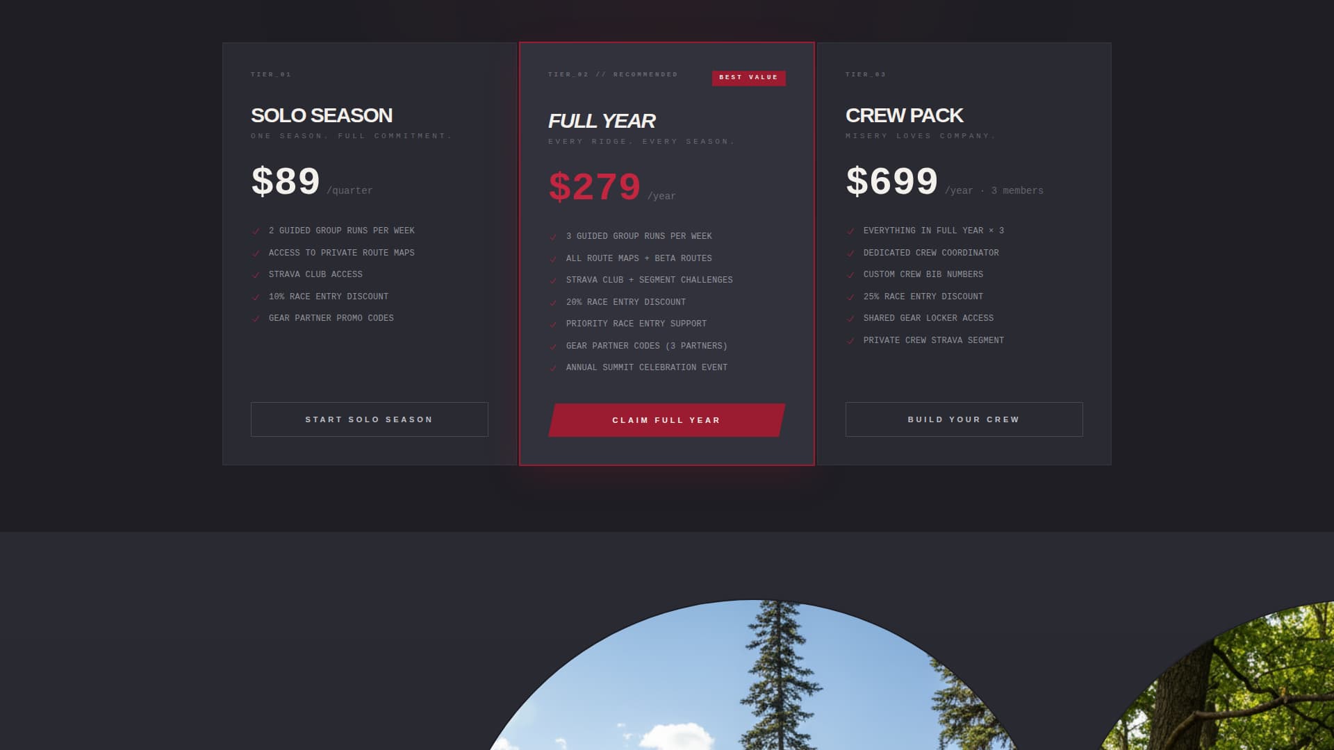 Stride - High Performance Trail Running Landing Page Template