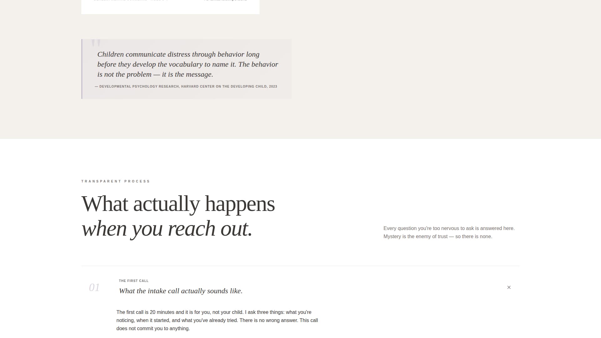 Nurture - Trusted Childpsychologist Landing Page Template