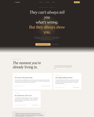 Nurture - Trusted Childpsychologist Landing Page Template