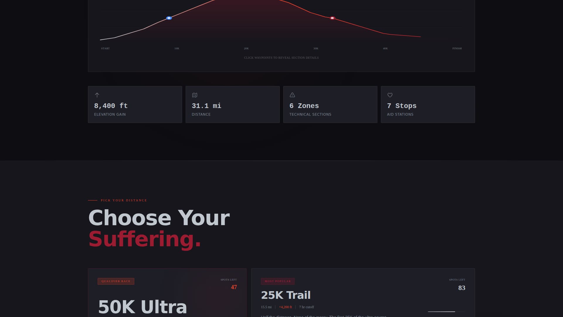 Stride - Dynamic Trailrunning Landing Page Template