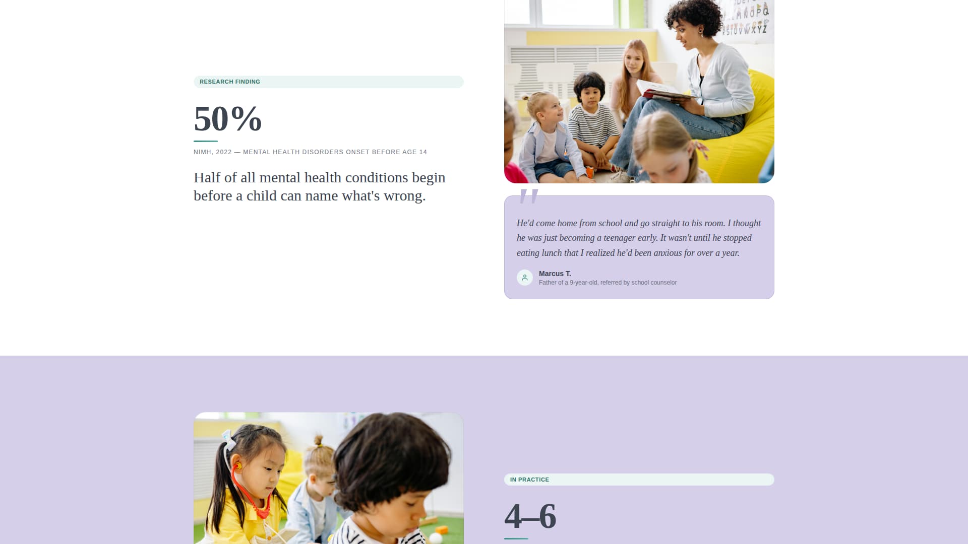 Child Psychologist Booking Website Template