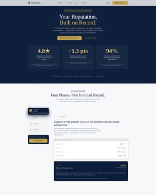 Chiropractic Reputation Management Website Template